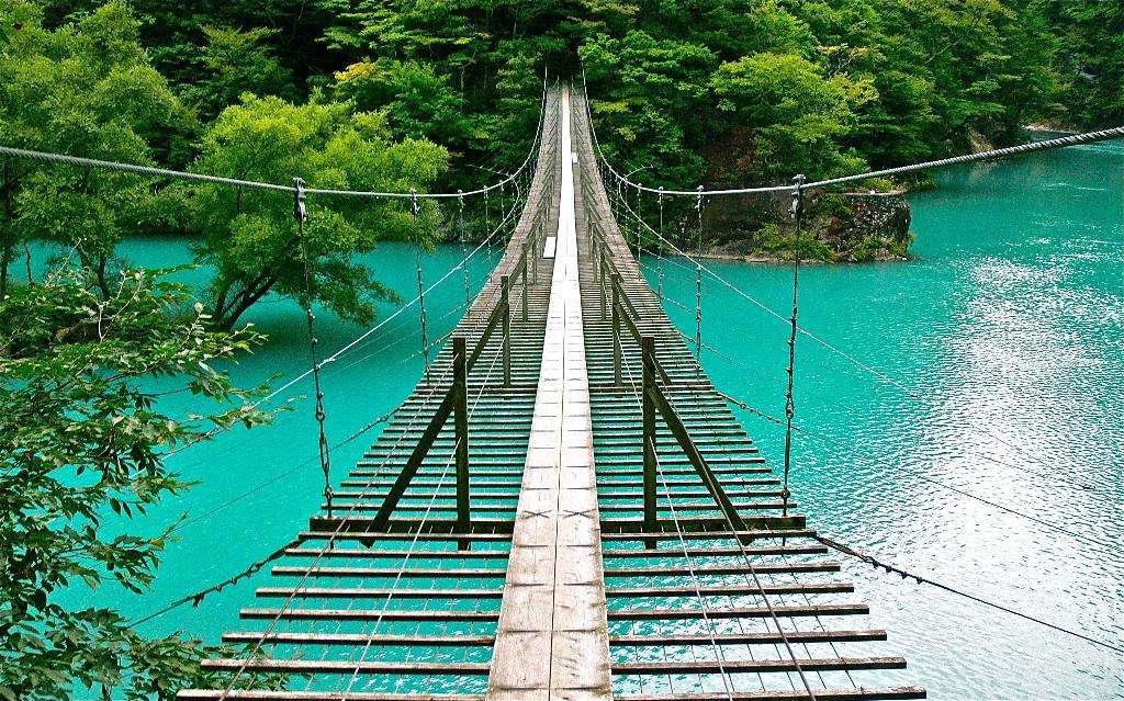 静岡県にある『夢の吊り橋』