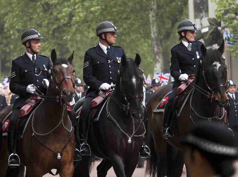 「イギリス　デモ　騎馬隊」の画像検索結果