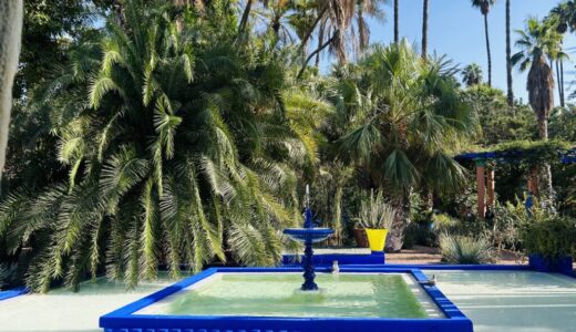 モロッコツアーで訪れたマラケシュ旧市街とマジョレル庭園と街歩き体験